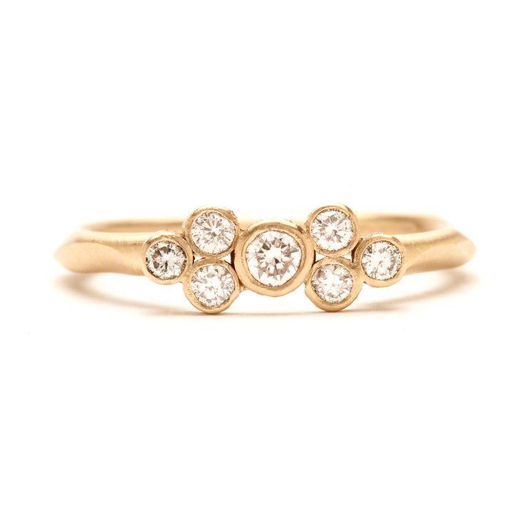 زفاف - Seven Diamond Cluster Ring
