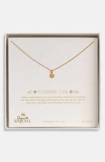 Mariage - Women's Dogeared 'Flower Girl' Pendant Necklace (Nordstrom Exclusive)