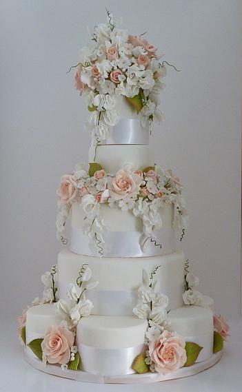 Свадьба - Fabuloulsy Floral Cakes Wedding Cakes Spalding Lincolnshire