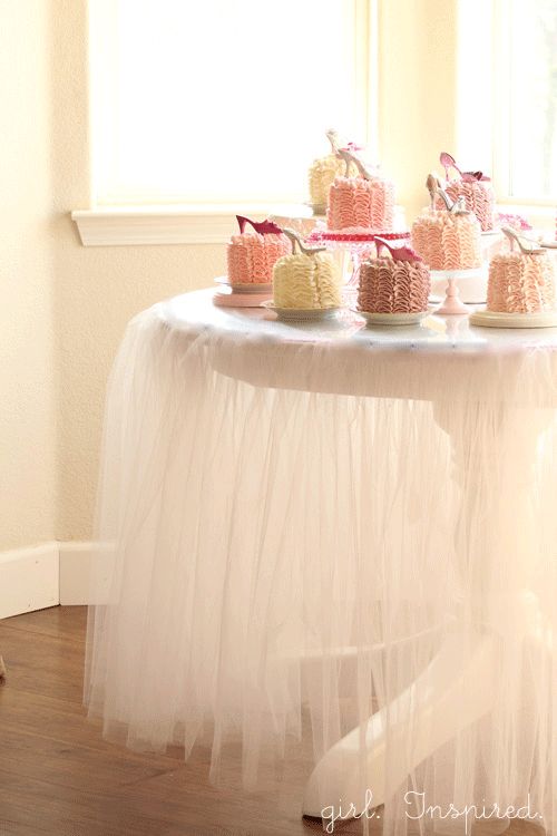 Свадьба - Tutu Tablecloth - Tutorial
