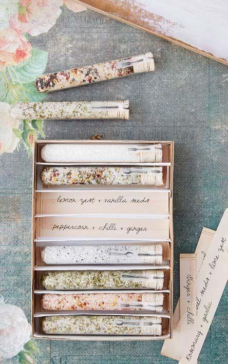 Wedding - 3 Recipes For Homemade Seasoning Salts With Herbs And Spices