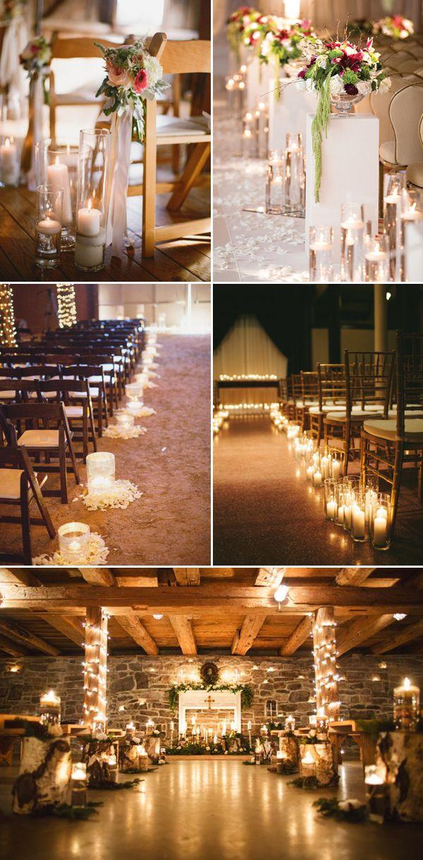 Mariage - 38 Chic And Romantic Ceremony Aisle Markers