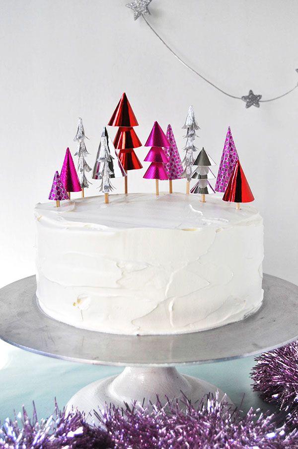 Hochzeit - Christmas Forest Cake Topper