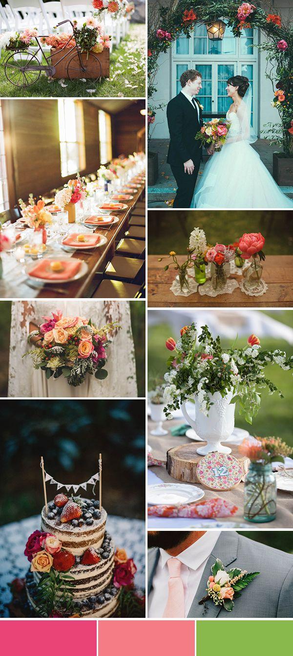 زفاف - 5 Spring Wedding Color Palette Ideas 