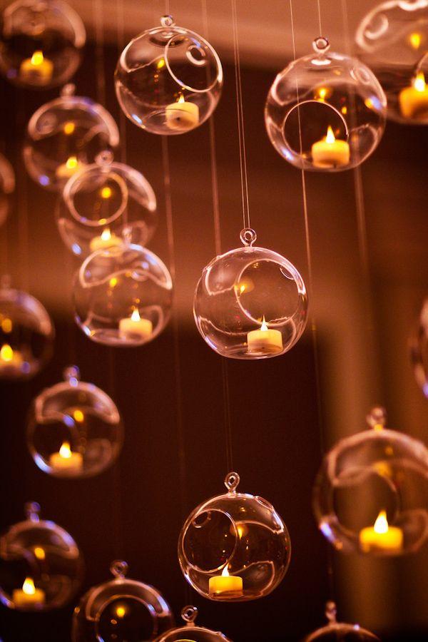 Свадьба - Hanging Globe Bubble Terrarium
