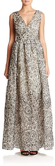 Mariage - Tory Burch Printed Silk Gown