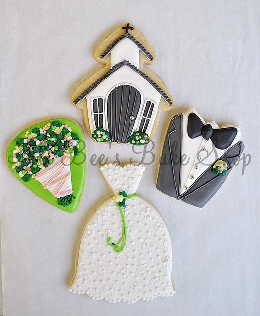 Wedding - Engagement And Wedding Cookie Ideas