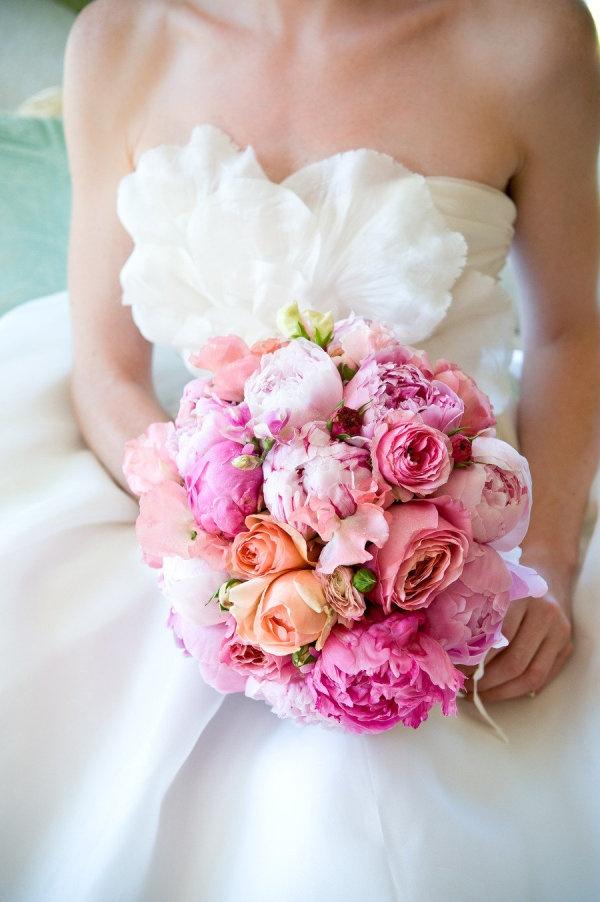 Wedding - Pink Wedding Bouquets: 11 Perfect Pink Wedding Flowers (Pinktober)