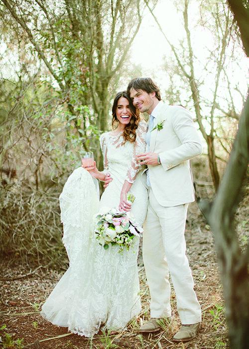 Hochzeit - Nikki Reed And Ian Somerhalder Share Exclusive Wedding Photos And Details