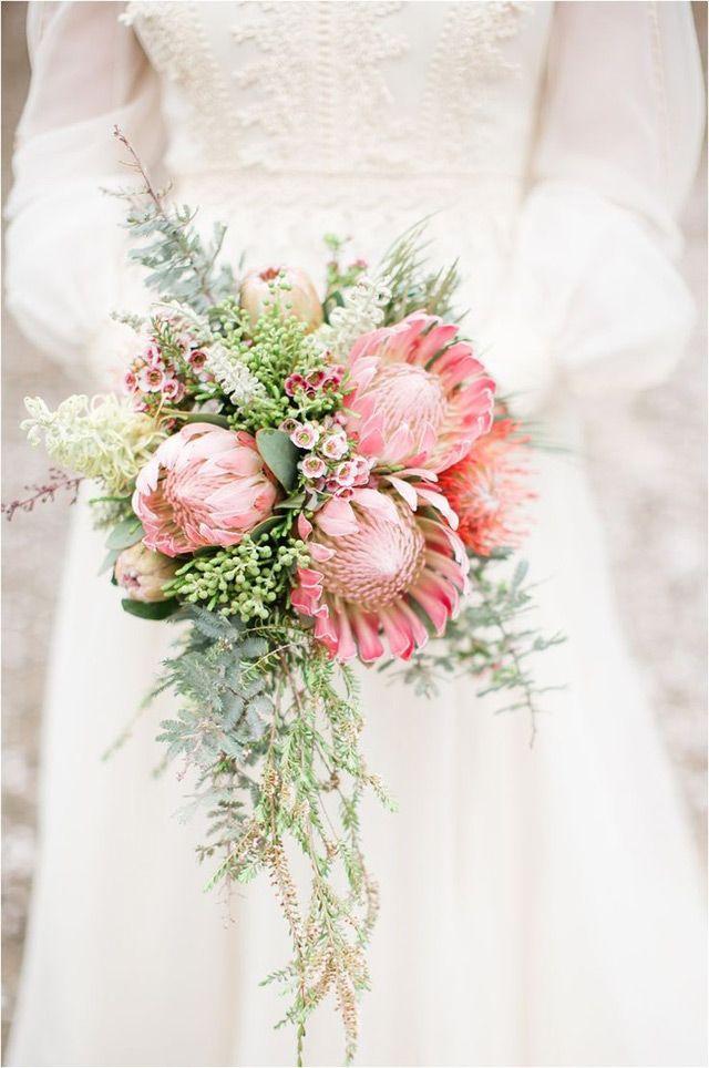 Wedding - 21 Romantic Cascading Bridal Bouquets