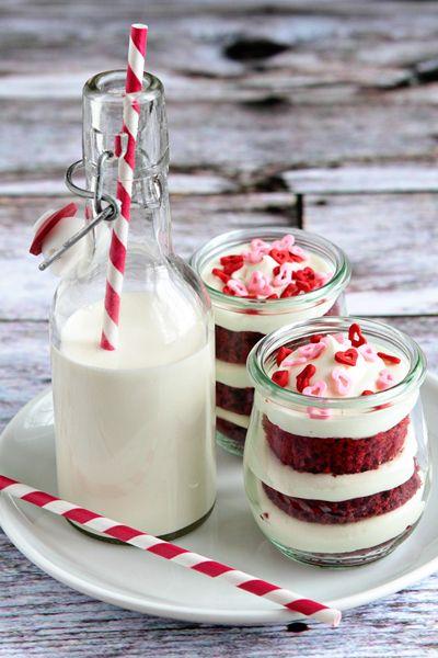 Mariage - Red Velvet Cupcakes In A Jar