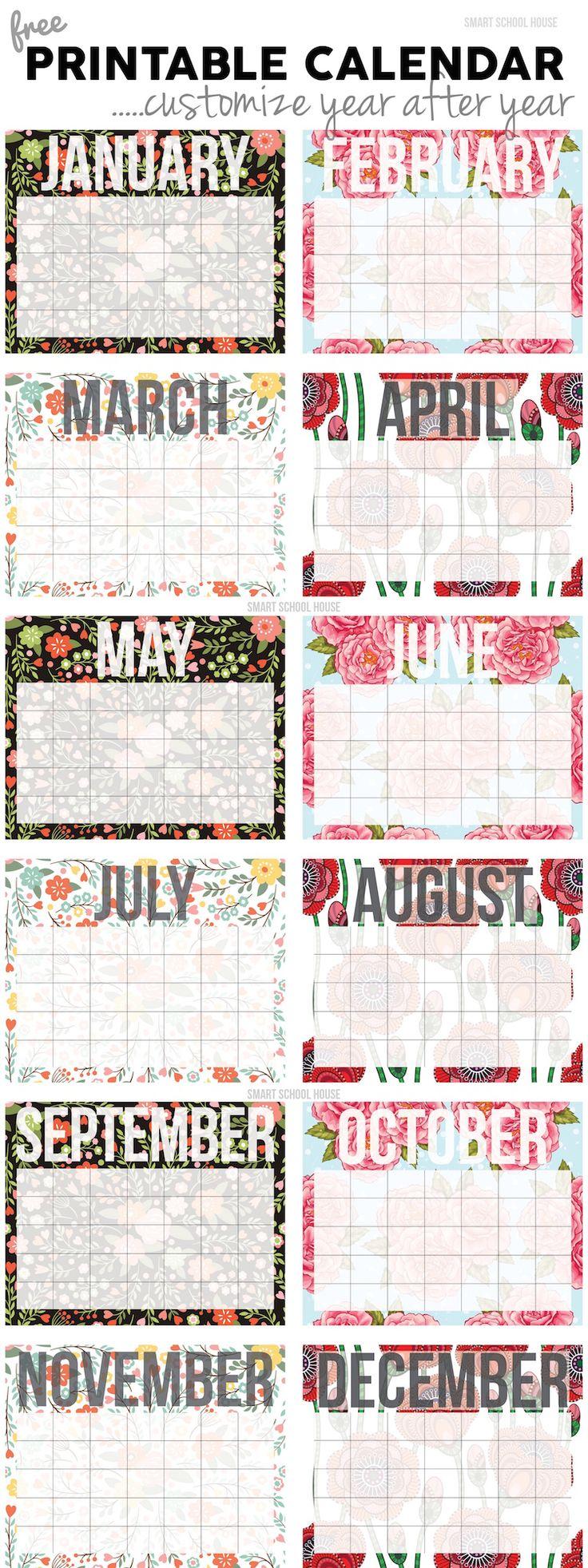 Hochzeit - 50  2015 Free Printable Calendars 