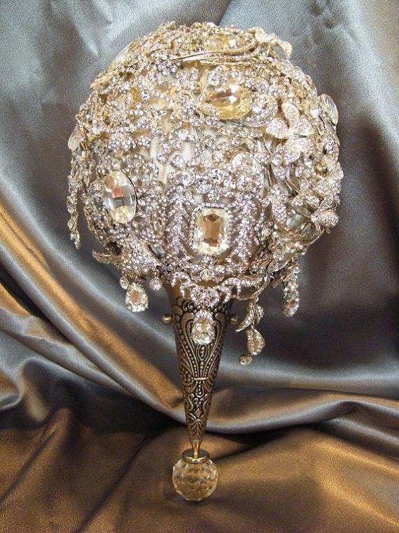 Mariage - Jennifer's Final Payment Listing For The "Annemarie" Custom Brooch Bouquet