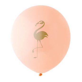 Свадьба - Flamingo Balloons, Coral & Gold