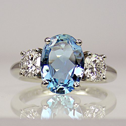 Свадьба - Aquamarine Rings