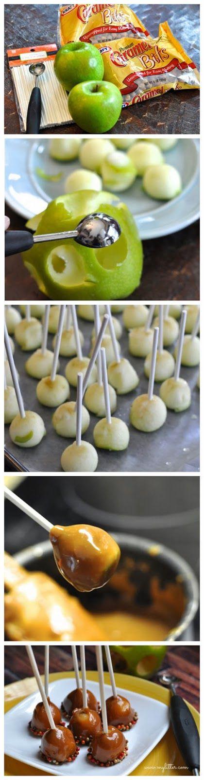 Свадьба - Mini Caramel Apples Recipe