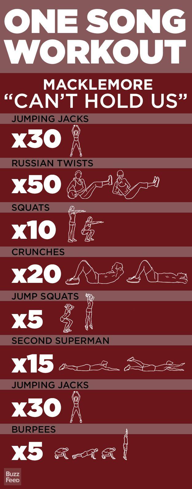 Свадьба - 5 One-Song Workouts