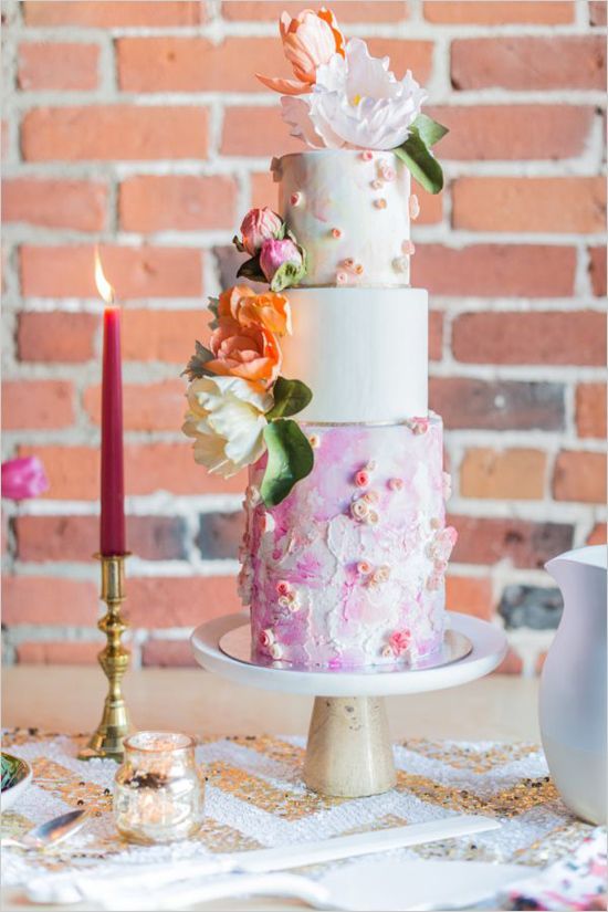 Hochzeit - The 25 Prettiest Floral Wedding Cakes You’ve Ever Seen