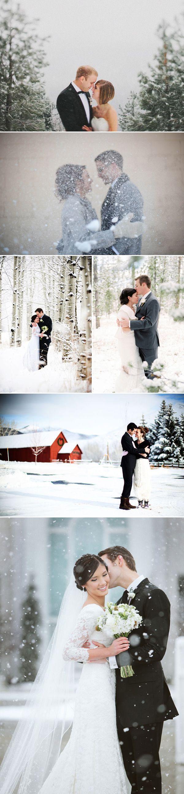 Свадьба - 23 Dreamy Winter Wedding Photos