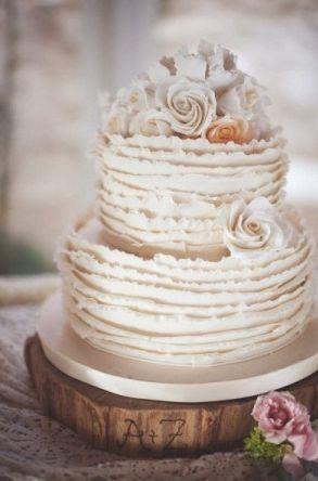 Hochzeit - Really Beautiful Shabby Chic Wedding Cakes