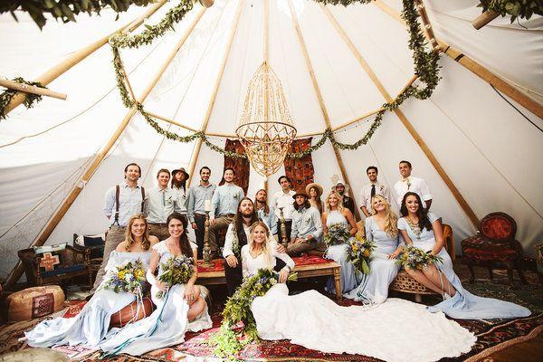 Wedding - This Rad Couple Had A Music Festival Wedding In The Middle Of Nowhere