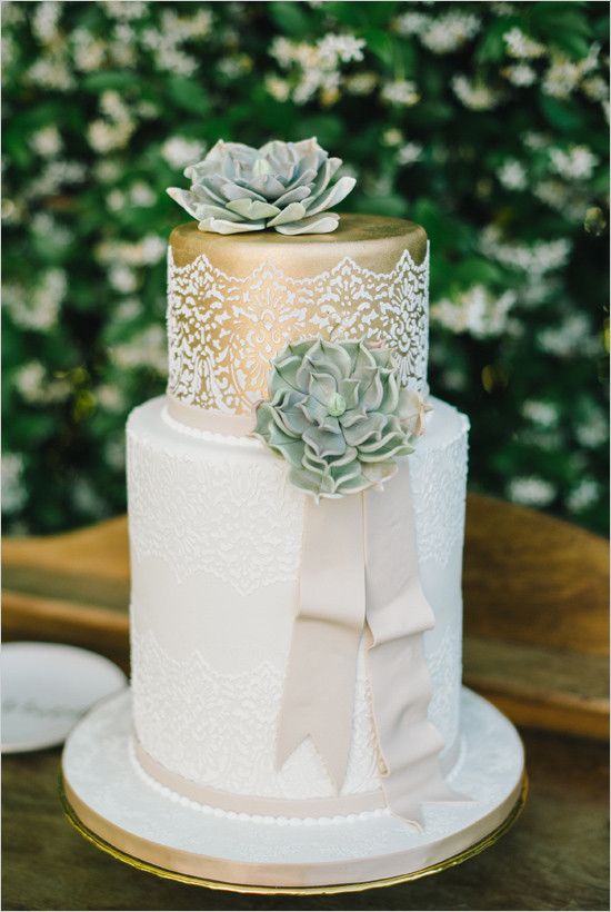 Wedding - Pink And Gold Succulent Wedding