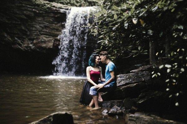 Wedding - Virginia Engagement Photos In The Jefferson National Forest 