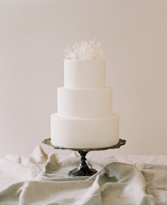 زفاف - Simple-wedding-cakes - Once Wed