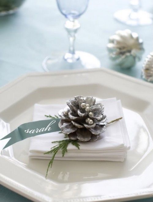 Mariage - 32 Silver And White Winter Wedding Ideas 