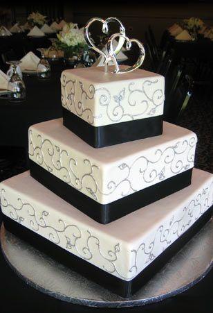 Hochzeit - Contemporary Wedding Cakes By Alpha Delights  