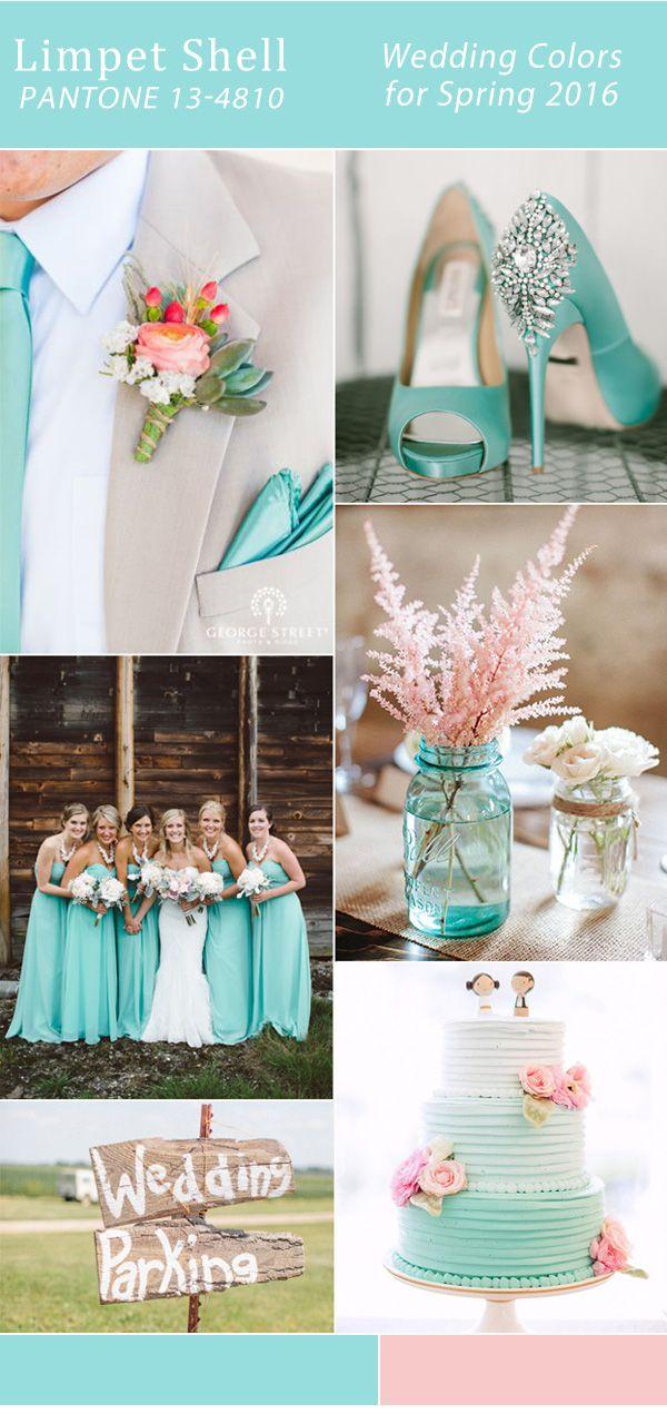 Hochzeit - Top 10 Wedding Colors For Spring 2016 Trends From Pantone