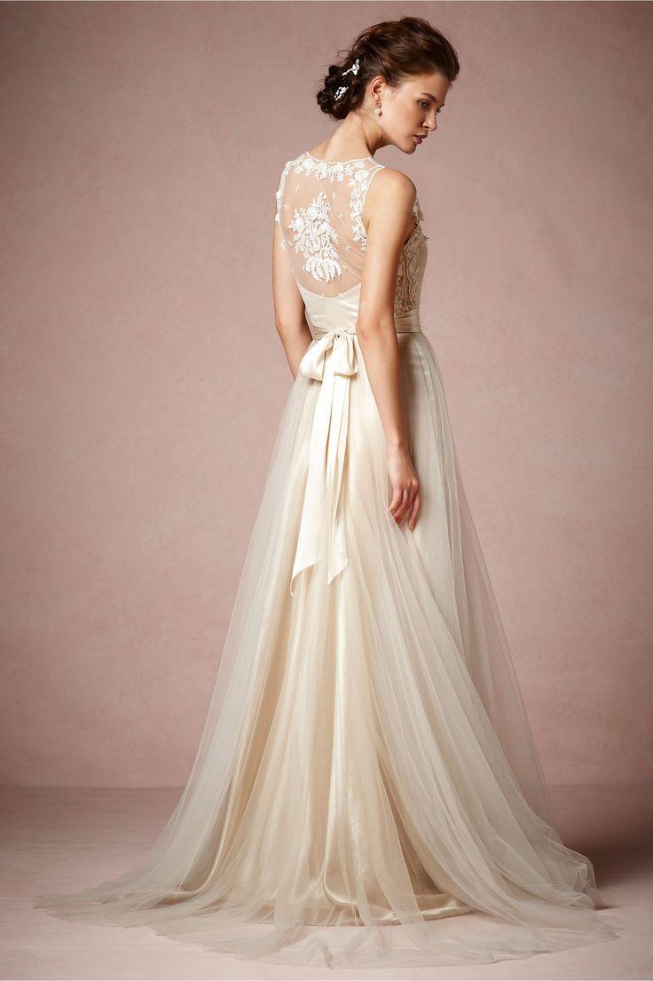Hochzeit - BHLDN Onyx Size 8 Wedding Dress