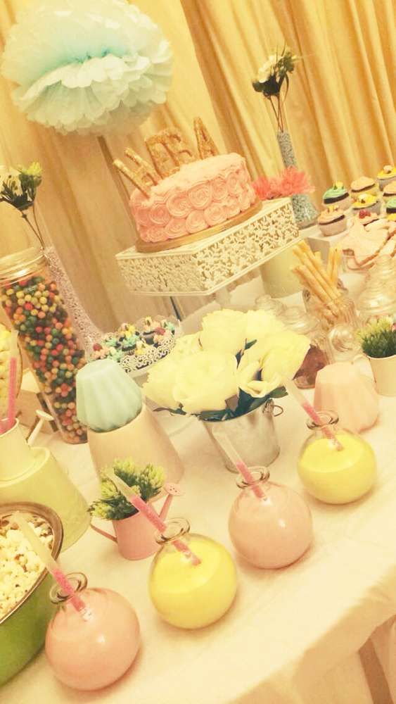 Свадьба - Pastels/Floral Bridal/Wedding Shower Party Ideas