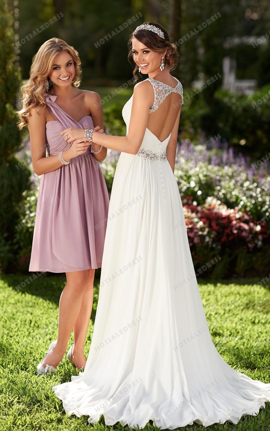 زفاف - Stella York Chiffon Wedding Dresses Style 6018