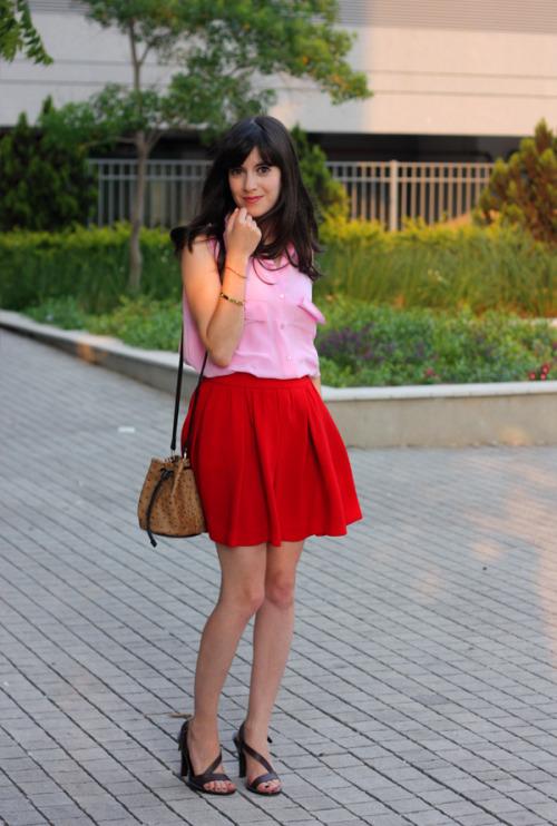 Hochzeit - red pink fashion blog - Global Streetsnap