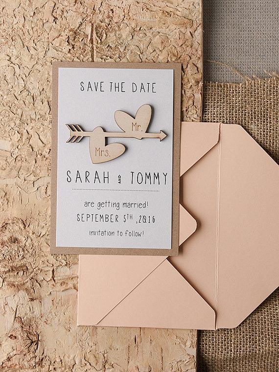 زفاف - Save The Date Cards (20), Rustic Save the Date, Wood Save the Date, Engraved Save the Date, Wedding Save the Date, Model no: 16/rus/std