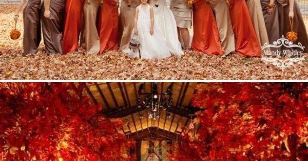 Hochzeit - Fall Wedding: 10 Ways To Rock Your Fall Wedding