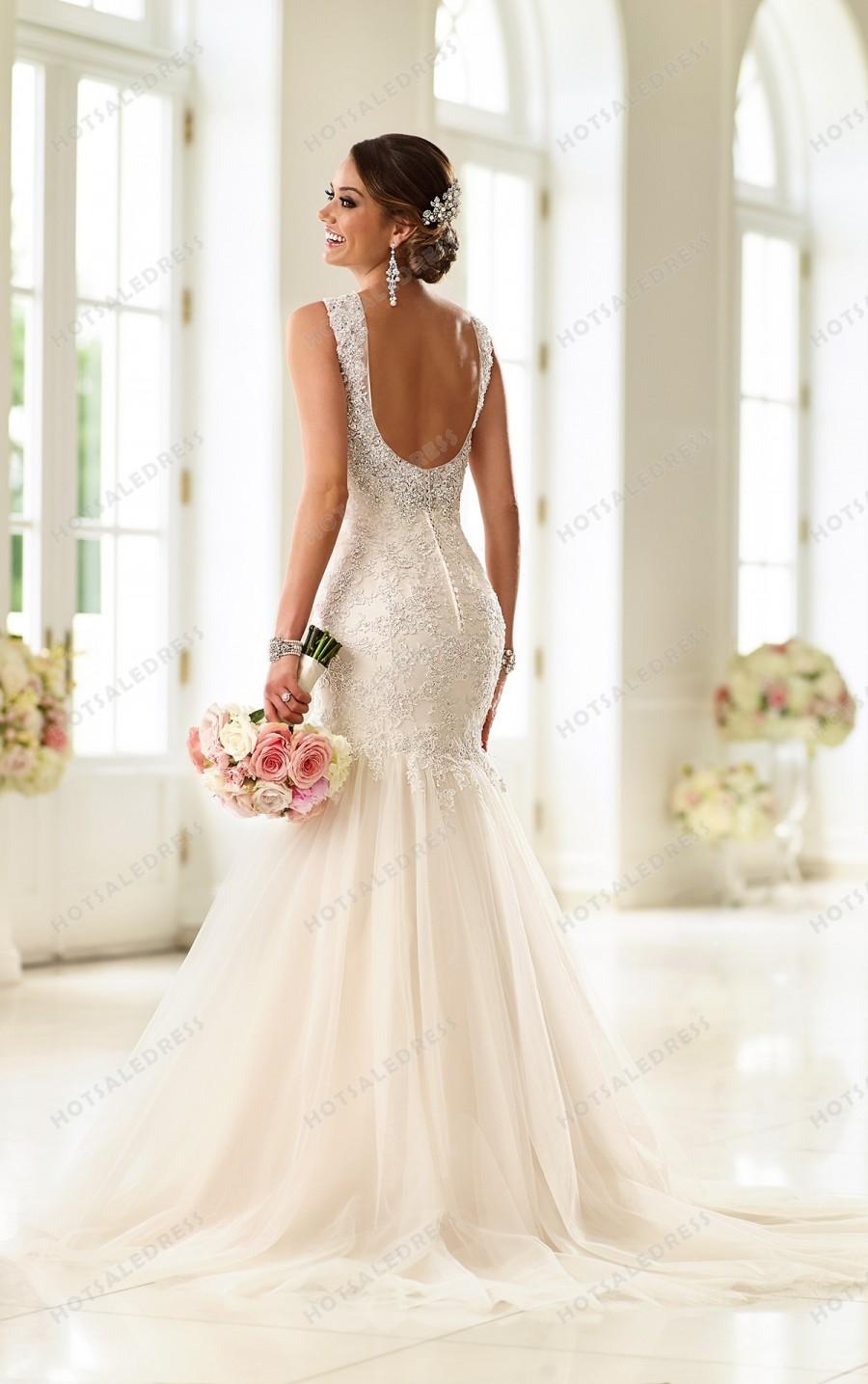 Hochzeit - Stella York Lace Wedding Dress Style 6017