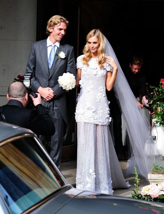 Wedding - La Robe Chanel Sur-mesure De Poppy Delevingne
