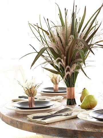 Wedding - Thanksgiving Decorating Using Fall Finds