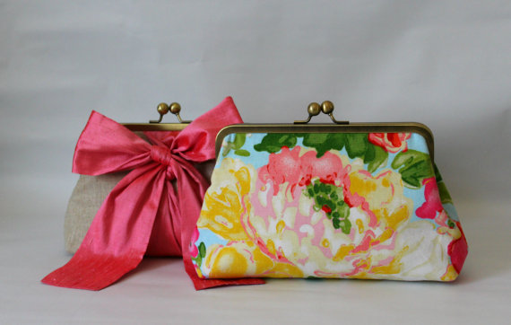 Mariage - Wedding Clutches - Bridesmaids Clutches - Wedding Gifts - Bridesmaid Gifts - Bridal Clutch Sets - Set of 4 or 8