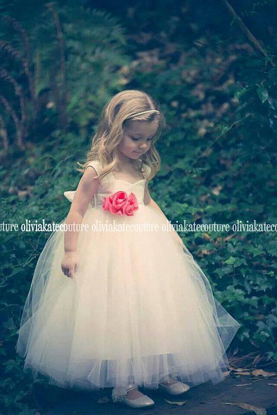 Wedding - Ankle Length Flower Girl Dress