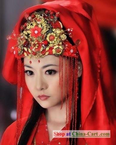 Hochzeit - Ancient Chinese Wedding Phoenix Crown