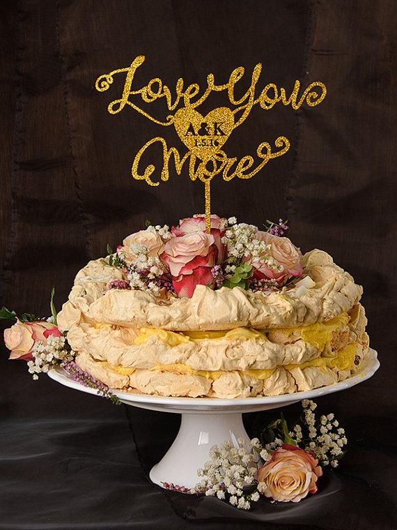 Mariage - Wedding Cake Topper Gold, Custom Gold Cake Topper, Glitter Cake Topper Mrs Mr Topper, Personalized Cake Topper Wedding, Model no: 04/gltt/CT