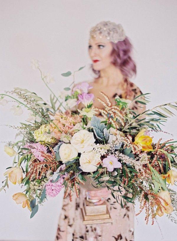 Свадьба - Pastel Botanical Bridal Inspiration Shoot 
