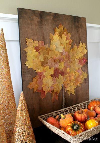 Mariage - Real Leaf Project {Fall Craft}