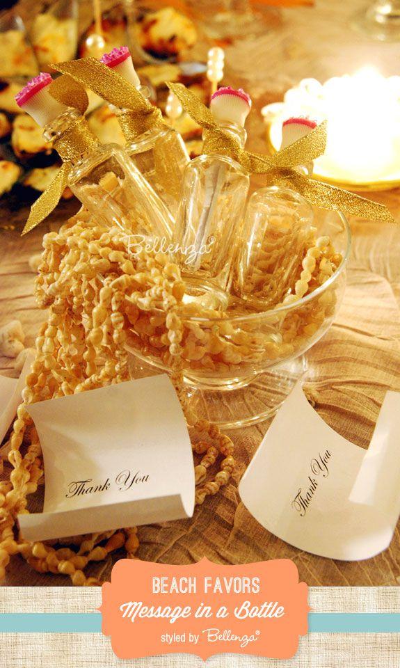 Wedding - Beach Inspired Favors With Pretty Packaging Inspiration!
