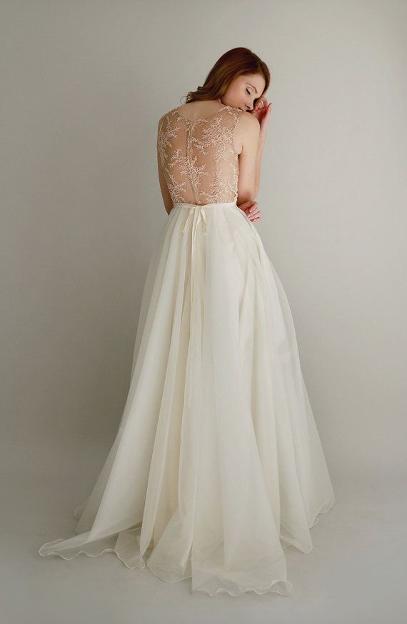 Mariage - Lace And Organza Gown - Danielle