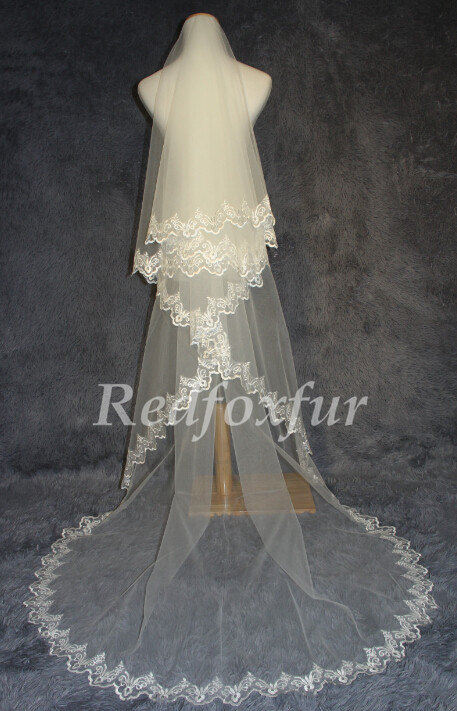 زفاف - Lace Cathedral Veil, Drop Veil, Cathedral Veil, Alencon Lace Veil, Wedding Veil, Bridal Veil, Mantilla Veil,  Lace Veil