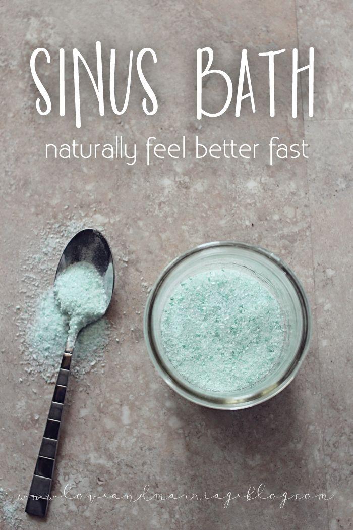 زفاف - DIY Sinus Congestion Bath Soak